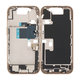 Apple iPhone 16 Pro - Középső Keret + Bekapcsoló-, Hangerő- és Kamera Gombok (Desert Titanium)