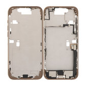 Apple iPhone 16 Pro Max - Középső Keret + Bekapcsoló-, Hangerő- és Kamera Gombok (Desert Titanium)