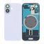 Apple iPhone 17 - Hátsó üveg + Kamera lencse + Fémlemez + Magsafe mágnes (Lavender)