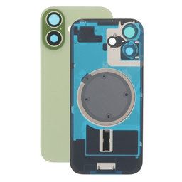 Apple iPhone 17 - Hátsó üveg + Kamera lencse + Fémlemez + Magsafe mágnes (Sage)