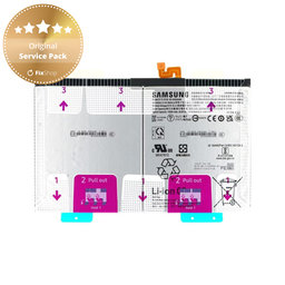 Samsung Galaxy Tab S10 FE+ X620, X626 - Akkumulátor EB-BX828ABE 10090mAh - GH82-37171A Genuine Service Pack