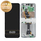 Samsung Galaxy Z Flip 7 FE F761B - LCD Kijelző + Érintőüveg + Keret (White) - GH82-37734B Genuine Service Pack