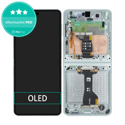 Samsung Galaxy Z Flip 7 F766B - LCD Kijelző + Érintőüveg + Keret (Mint) OLED
