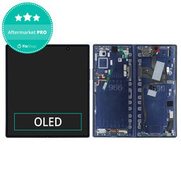 Samsung Galaxy Z Fold 7 F966B - LCD Kijelző + Érintőüveg + Keret (Blue Shadow) OLED