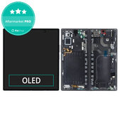 Samsung Galaxy Z Fold 7 F966B - LCD Kijelző + Érintőüveg + Keret (Jetblack) OLED