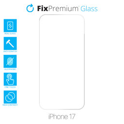FixPremium Glass - Edzett üveg - iPhone 17