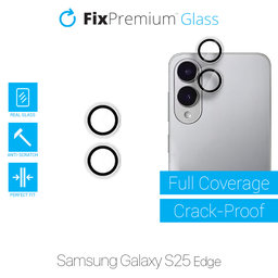 FixPremium Glass - Edzett Üveg Hátsó Kamerához Keret Nélkül Samsung S25 Edge