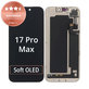 Kijelző iPhone 17 Pro Max, Érintőüveg kerettel, Refurbished