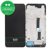 Motorola One Fusion Plus - LCD Kijelző + Érintőüveg + Keret (Twilight Blue) TFT