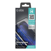 Univerzális edzett üveg Omniglass H, Fekete, SBS