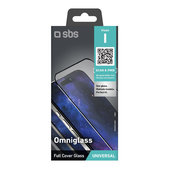 Univerzális edzett üveg Omniglass I, Fekete, SBS