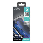 Univerzális edzett üveg Omniglass O, Fekete, SBS