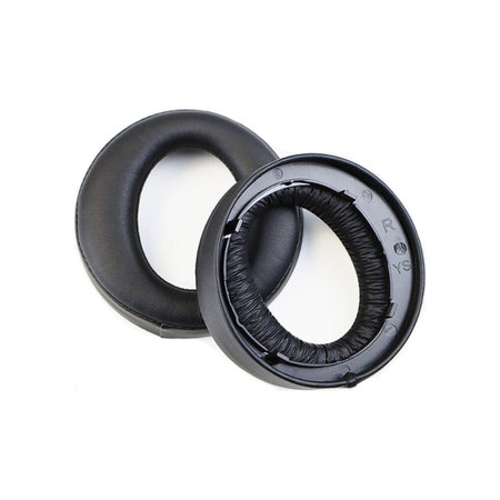 Csere Fülpárnák Sony PlayStation PS4 CECHYA-0080 Fejhallgatóhoz, Memóriahab + PU Bőr, Fekete, 1 Pár