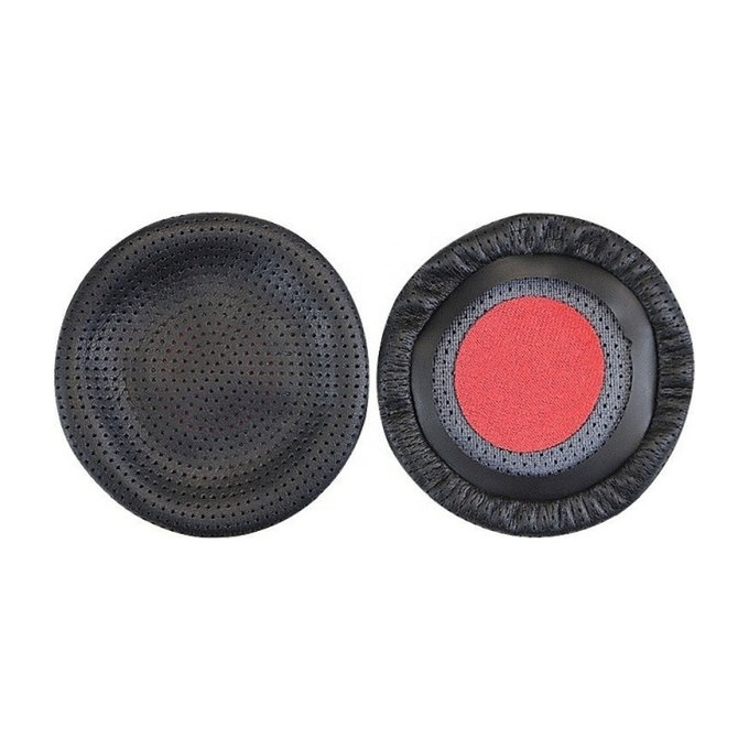 Csere Fülpárnák Poly Blackwire 3200 Fejhallgatóhoz, Memóriahab + PU Bőr, Fekete, 1 Pár