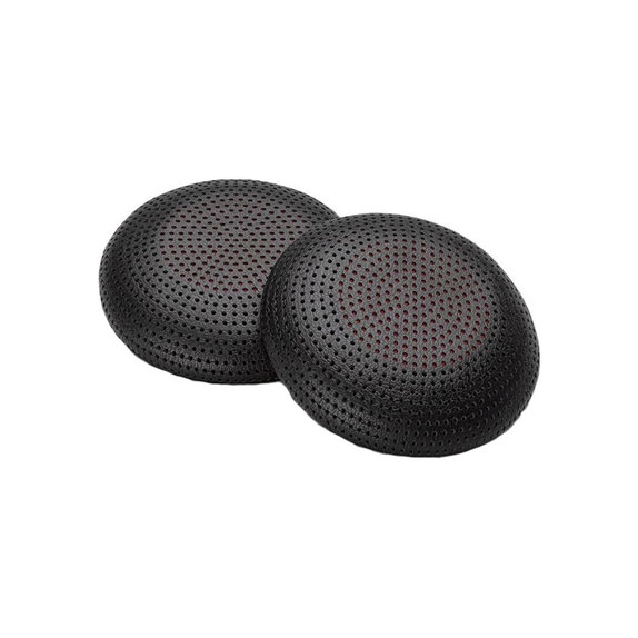 Csere Fülpárnák Poly Blackwire 3300 Fejhallgatóhoz, Memóriahab + PU Bőr, Fekete, 1 Pár