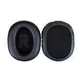 Csere Fülpárnák Logitech G PRO X 2 Fejhallgatóhoz, Memóriahab + PU Bőr, Fekete, 1 Pár