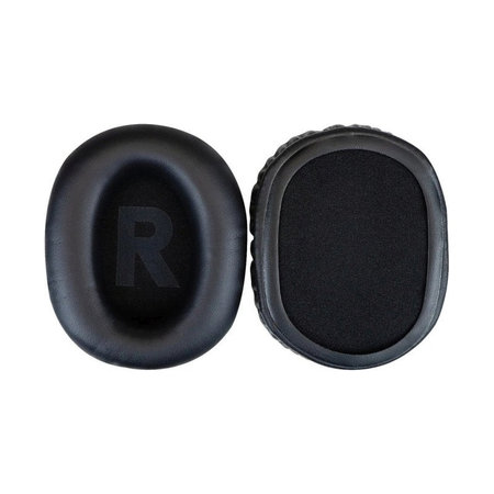 Csere Fülpárnák Logitech G PRO X 2 Fejhallgatóhoz, Memóriahab + PU Bőr, Fekete, 1 Pár