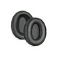 Csere Fülpárnák Audio-Technica ANC500BT Fejhallgatóhoz, Memóriahab + PU Bőr, Fekete, 1 Pár