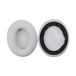 Csere Fülpárnák Anker Soundcore Life Q20 Fejhallgatóhoz, Memóriahab + PU Bőr, Szürke, 1 Pár