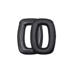 Csere Fülpárnák Beyerdynamic DT 100, DT 150, DT 190 Fejhallgatóhoz, Memóriahab + PU Bőr, Fekete, 1 Pár