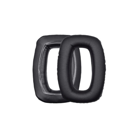 Csere Fülpárnák Beyerdynamic DT 100, DT 150, DT 190 Fejhallgatóhoz, Memóriahab + PU Bőr, Fekete, 1 Pár