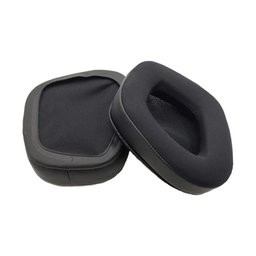 Csere Fülpárnák Corsair Void RGB Elite Fejhallgatóhoz, Memóriahab + Neoprén, Fekete, 1 Pár