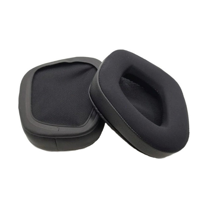 Csere Fülpárnák Corsair Void RGB Elite Fejhallgatóhoz, Memóriahab + Neoprén, Fekete, 1 Pár