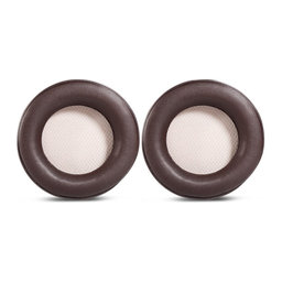Csere Fülpárnák Corsair Virtuoso RGB, RGB SE és RGB XT Fejhallgatóhoz, Memóriahab + PU Bőr, Barna, 1 Pár