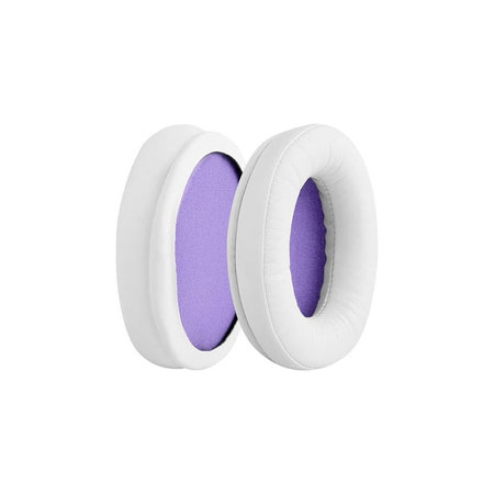 Csere Fülpárnák Kingston HyperX Cloud Alpha Gaming Fejhallgatóhoz, Memóriahab + PU Bőr, Fehér, 1 Pár