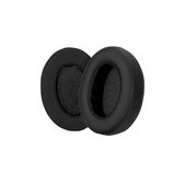 Csere Fülpárnák Pioneer SE-M521, SE-M531, SE-M555V Fejhallgatóhoz, Memóriahab + PU Bőr, Fekete, 1 Pár