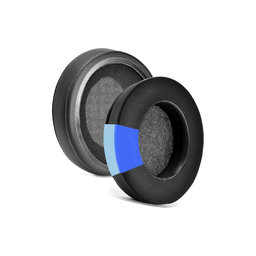 Csere Fülpárnák Razer Nari és Kraken Fejhallgatóhoz, Memóriahab + Neoprén, Fekete, Hűtő Gél, 1 Pár