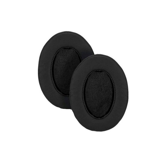 Csere Fülpárnák Shure SRH440 Fejhallgatóhoz, Memóriahab + PU Bőr, Fekete, 1 Pár