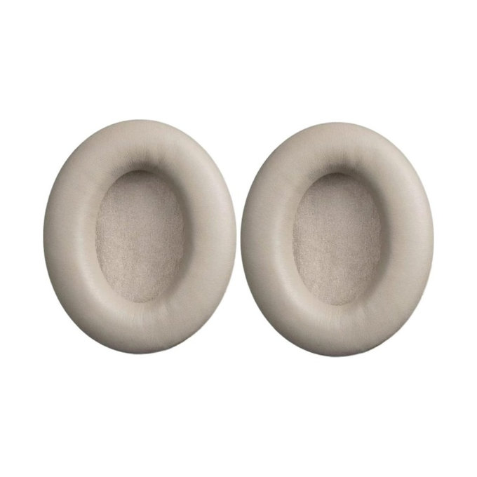 Csere Fülpárnák Sony WH-1000XM3 Fejhallgatóhoz, Memóriahab + PU Bőr, Bézs, 1 Pár