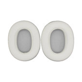 Csere Fülpárnák Sony WH-ULT900N Fejhallgatóhoz, Memóriahab + PU Bőr, Fehér, 1 Pár