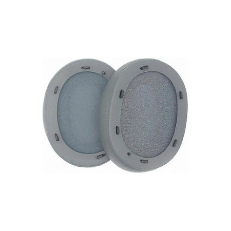 Csere Fülpárnák Sony WH-ULT900N Fejhallgatóhoz, Memóriahab + PU Bőr, Szürke, 1 Pár