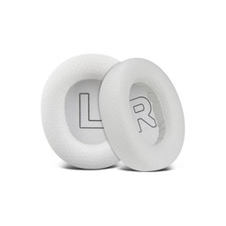 Csere Fülpárnák SteelSeries Nova Pro Wireless, Fejhallgatóhoz, Memóriahab + Textil, Fehér, 1 Pár