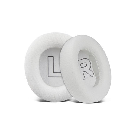 Csere Fülpárnák SteelSeries Nova Pro Wireless, Fejhallgatóhoz, Memóriahab + Textil, Fehér, 1 Pár