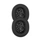 Csere Fülpárnák SteelSeries Arctis 3, 5, 7, 9 Pro Fejhallgatóhoz, Memóriahab + Textil, Fekete / Fehér, 1 Pár
