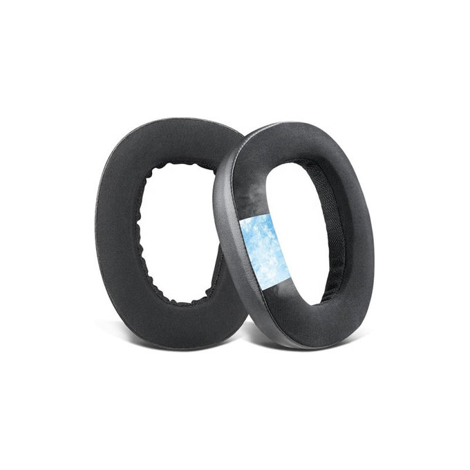Csere Fülpárnák Sennheiser GSP500, GSP600 Fejhallgatóhoz, Memóriahab + PU Bőr, Fekete, Hűtő Gél, 1 Pár