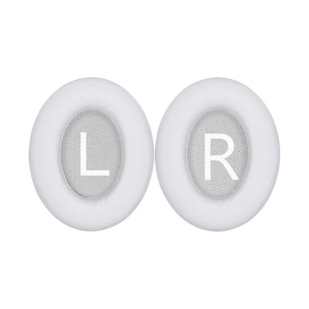 Csere Fülpárnák Bose 700, NC700 Fejhallgatóhoz, Memóriahab + PU Bőr, Fehér, 1 Pár