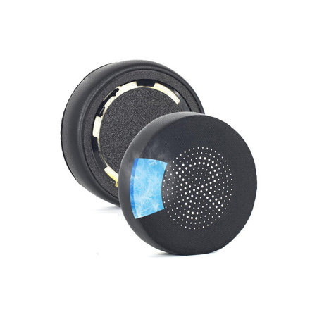 Csere Fülpárnák Jabra Evolve 75, 75+, UC, MS Fejhallgatóhoz, Memóriahab + PU Bőr, Fekete, Hűtő Gél, 1 Pár