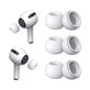Csere szilikon fülillesztékek Apple AirPods 3 Pro készülékhez, 3 db-os szett (L, M, S), Fehér