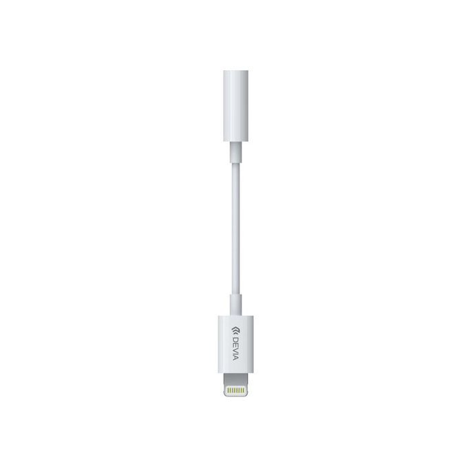 Smart adapter 3,5mm Jack / Lightning, fehér, Devia