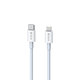 Lightning / USB-C kábel Smart, PD 20W, 1m, fehér, Devia