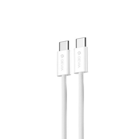 USB-C / USB-C kábel Smart, PD 60W, 1m, fehér, Devia