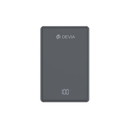 MagSafe PowerBank Extreme Speed Mini kijelzővel, PD 20W, 10000mAh, Space Grey, Devia