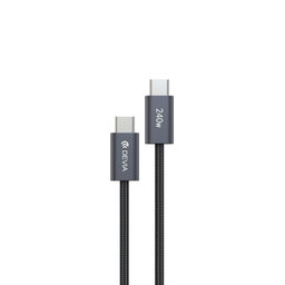 USB-C / USB-C kábel Extreme Speed, PD 240W, 2m, fekete, Devia