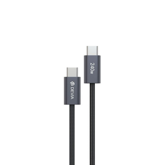 USB-C / USB-C kábel Extreme Speed, PD 240W, 2m, fekete, Devia