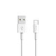 USB / USB-C kábel Smart, 2.1A, 1m, fehér, Devia