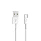 USB / USB-C kábel Smart, 2.1A, 1m, fehér, Devia